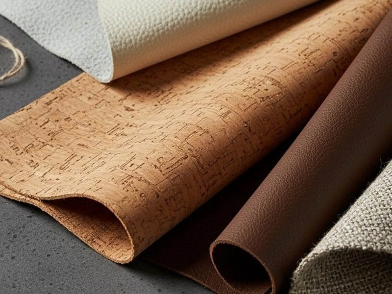 Vegan textile materials and plant-based leather alternatives from Turkish manufacturers with sustainable production costs and eco-friendly manufacturing