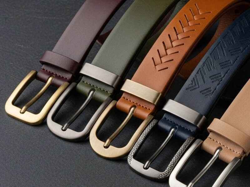 Turkish leather belt manufacturer wholesale accessories production