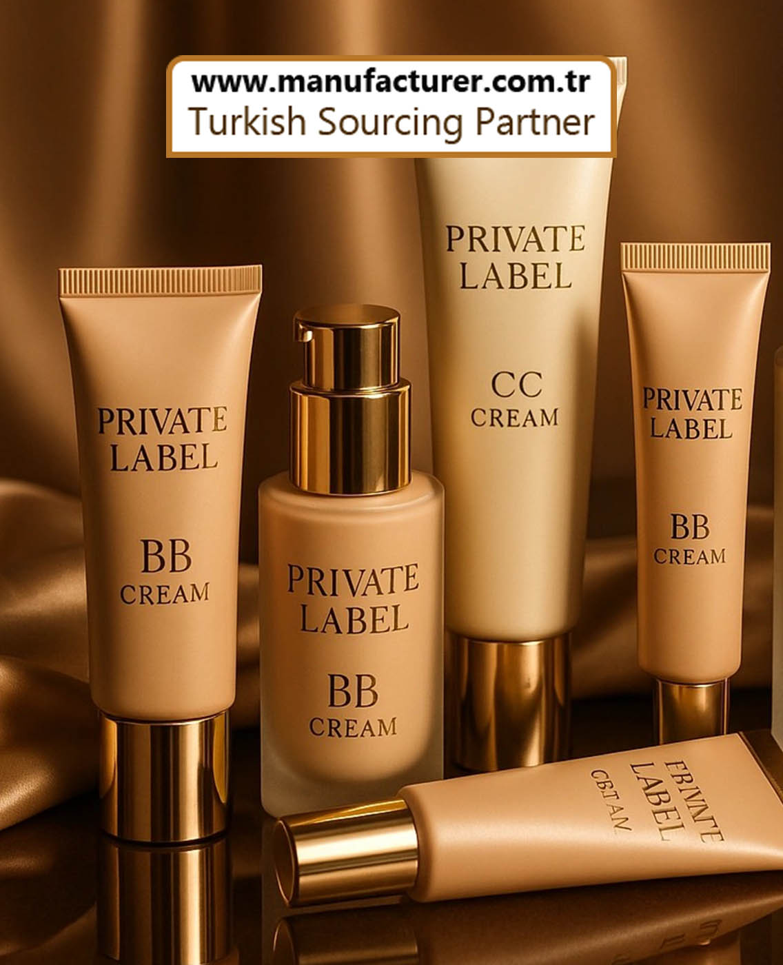 Turkish private label BB and CC cream manufacturers producing hybrid cosmetic products with advanced formulation technology