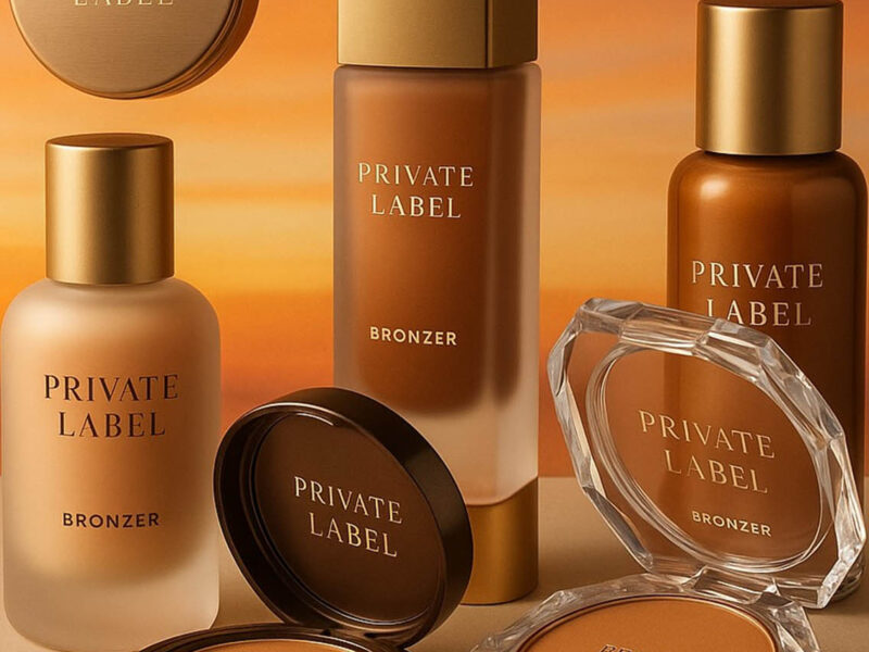 Private label bronzer manufacturing Turkey production facilities powder cream stick formulations