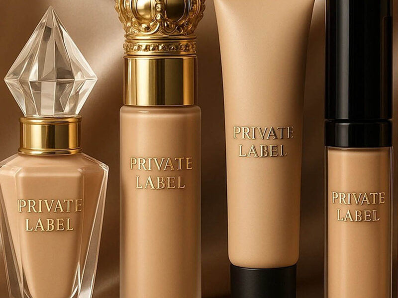 Turkish concealer manufacturing facility showing private label production capabilities with various concealer formats and packaging options