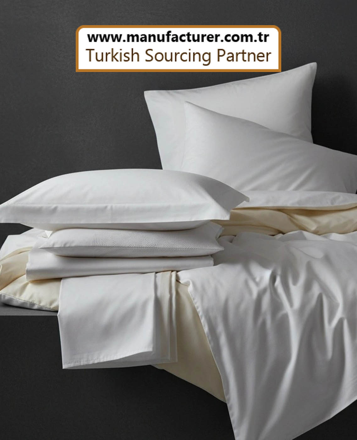 Premium pillowcases and sleep textile products manufactured in Turkey with high-quality cotton and advanced weaving techniques